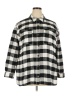 Lane Bryant 100% Cotton Checkered-gingham Ivory Coat Size 18 - 20 Plus - photo 1
