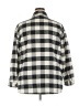 Lane Bryant 100% Cotton Checkered-gingham Ivory Coat Size 18 - 20 Plus - photo 2