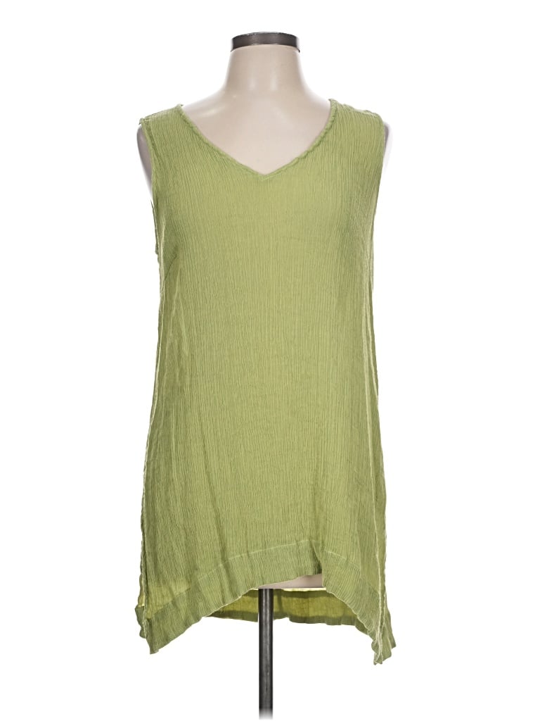 Pre-owned Cut Loose Casual Dress In Green