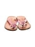 Assorted Brands 100% Leather Pink Flip Flops Size 6 - photo 2