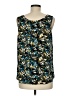 Classiques Entier Teal Sleeveless Silk Top Size M - photo 2