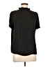 T Tahari 100% Polyester Black Short Sleeve Blouse Size L - photo 1