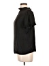 T Tahari 100% Polyester Black Short Sleeve Blouse Size L - photo 5