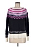 Talbots Print Purple Pullover Sweater Size M - photo 1