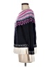 Talbots Print Purple Pullover Sweater Size M - photo 5