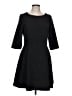 Marks & Spencer Solid Black Casual Dress Size UK 14 / US 10 - photo 1