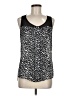 Adiva 100% Polyester Black Sleeveless Top Size M - photo 1