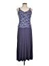 Alex Evenings 100% Polyester Purple Gray Casual Dress Size 6 (petite) - photo 1