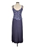 Alex Evenings 100% Polyester Purple Gray Casual Dress Size 6 (petite) - photo 2