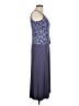 Alex Evenings 100% Polyester Purple Gray Casual Dress Size 6 (petite) - photo 4