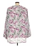 Torrid 100% Polyester Floral Pink Long Sleeve Blouse Size 5X Plus (6) - photo 2