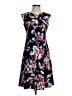 Wisp Print Black Cocktail Dress Size 2 - photo 1