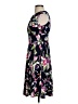 Wisp Print Black Cocktail Dress Size 2 - photo 5