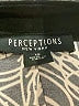 Perceptions Paisley Black Casual Dress Size 12 - photo 7