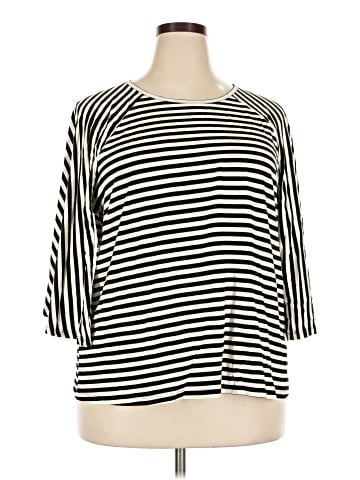 June + Vie 3/4 Sleeve T-Shirt (view 1)