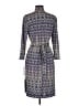 Etcetera Print Blue Casual Dress Size 6 - photo 2