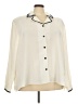 Maggie Barnes 100% Polyester Ivory Long Sleeve Blouse Size 32W - photo 1
