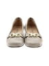 Salvatore Ferragamo Gray Tan Flats Size 8 1/2 - photo 2