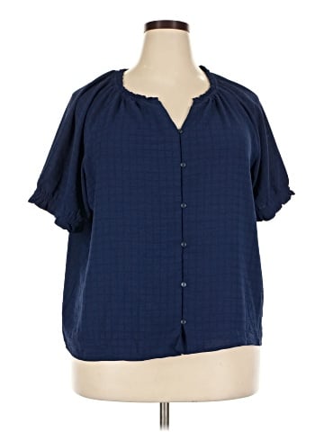 Nine West Short Sleeve Blouse (view 1)