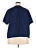 Nine West 100% Polyester Blue Short Sleeve Blouse Size XXL - photo 2