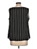 Ann Taylor LOFT Outlet 100% Polyester Black Sleeveless Blouse Size L (petite) - photo 2