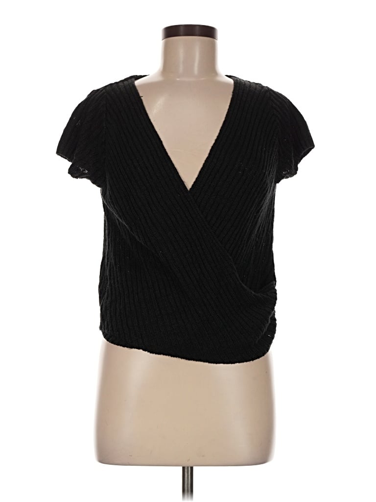 Pre-owned Fp Beach Pullover Sweater In Black