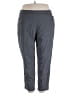 Alfred Dunner Solid Gray Active Pants Size 24W - photo 1