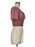 Papaya Red Short Sleeve Top Size M - photo 4