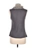 Lapis 100% Polyester Gray Sleeveless Blouse Size M - photo 2