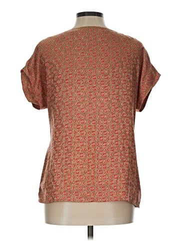 Bill Blass Short Sleeve Silk Top (view 2)