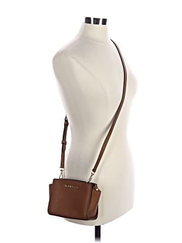 MICHAEL Michael Kors Leather Crossbody Bag (view 2)