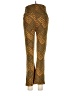 Free People Chevron-herringbone Gold Casual Pants Size 6 - photo 2