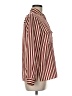 Alfred Dunner 100% Polyester Stripes Burgundy Long Sleeve Blouse Size 8 - photo 4