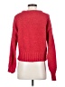 Papermoon 100% Polyester Red Pullover Sweater Size S - photo 2