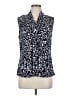 Adrienne Vittadini Blue Sleeveless Blouse Size M - photo 1