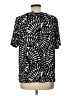 Tahari Black Short Sleeve Blouse Size L - photo 2