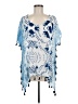 Surf Gypsy 100% Rayon Blue Kimono Size M - photo 1