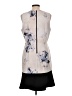 Ellen Tracy Graphic Gray Casual Dress Size 12 - photo 2