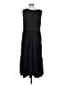 White Mark Solid Black Casual Dress Size L - photo 2