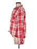 Sanctuary 100% Cotton Plaid Red Long Sleeve Button-Down Shirt Size M - photo 5