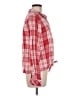 Sanctuary 100% Cotton Plaid Red Long Sleeve Button-Down Shirt Size M - photo 4