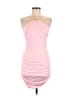 Haute Monde Solid Pink Cocktail Dress Size M - photo 1