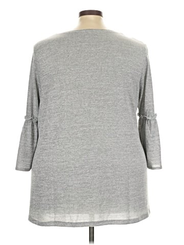Como Blu 3/4 Sleeve Top (view 2)