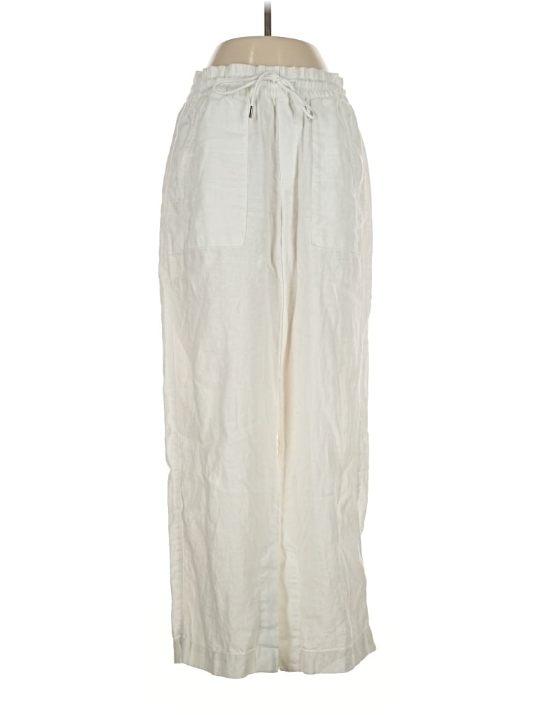 Pre-owned Athleta Linen Pants In Ivory