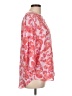 Chaus 100% Polyester Paisley Pink 3/4 Sleeve Blouse Size L - photo 4