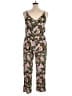 Love Tree 100% Polyester Floral Green Jumpsuit Size 2X - photo 2