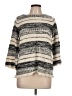 Chaps Stripes Gray Pullover Sweater Size L - photo 1
