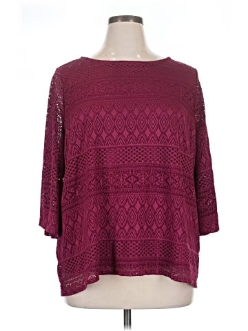 Dana Buchman 3/4 Sleeve Top (view 1)