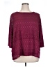 Dana Buchman Burgundy 3/4 Sleeve Top Size 1X - photo 1