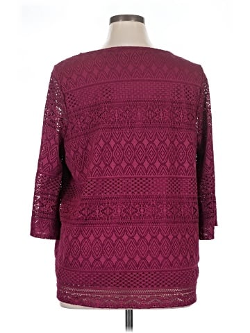 Dana Buchman 3/4 Sleeve Top (view 2)